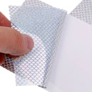 2Pcs Reflective Holographic Scales Prism Film Fishing Lure Tape 10x7.4cm