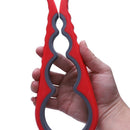 1PCS New multi-functional four-in-one bottle opener kitchen can opener red