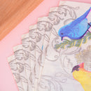 20pcs Flower and Bird Decoupage Napkin Paper Tissue for Xmas Wedding Decor OZ