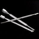 3Pc/set Nail Art Stainless Steel Cuticle Spoon Remover Manicure-Pedicure Pu X9K5