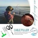 Fishing Bait Aluminium Alloy Needle Set Hook Scissor Drill Stringer Needle