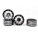 4PCS Metal Beadlock 1.9 Wheel Rim for 1/10 RC Rock Crawler TRX-4 TRX4 D90 D