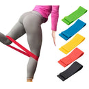 2Pcs Indoor Red Resistance Band Exercises Bands Pull Ups Gym Latex Rehab