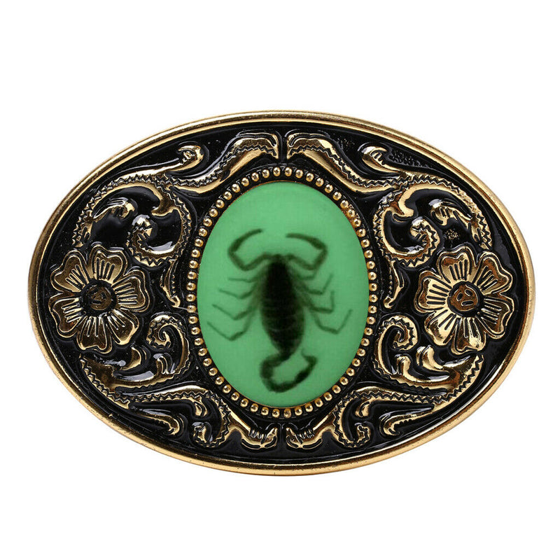 Western Belt Buckle Classic Metal Belt Buckle for Men Women