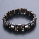 Magnetic Hematite Stretch Bracelet Bangle Chain Pain Relief Energy Powerful New