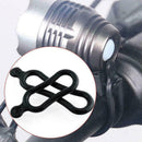2Pcs Black Rubber Band PVC Ring For T6 Led Headlight Bike Lamps Bicycle Hea A5O7