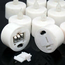 12 pcs LED Flickering Tea Lights Battery Operated Candles for Wedding Party