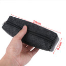 Fashion felt pencil case travel portable cosmeticbag stationery school officeâ„–[
