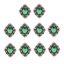 30 Pcs Acrylic Cabochon Flatback DIY Rhinestone Embellishment Mix 3 Colors