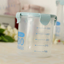 2Pcs Cereal Container Storage Containers Keepers BPA Free Blue1000ml+800ml