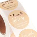 500 Pcs/roll  Thank you Stickers Seal Labels Wedding Party Decoration Sticke Hn