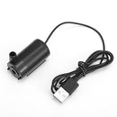 USB Mute Small Water Pump For Garden Watering Mini Fountain Submersible US