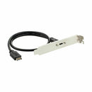 50Cm Usb 3.1 Front Panel Header Type-E To Usb-C Type C Female Connector Ext
