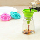 5pcs Kitchen Home Household Mini Food Grade Silicone Folding Telescopi MRD