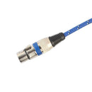 Nylon Braided  1/4 Jack 6.35mm Stereo Male to XLR Female Microphone Cable