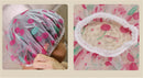 2 Pc Kids Children Shower Cap Waterproof Elastic Bath Hat Cleaning Hat Cute  Gw