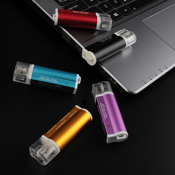 New All In 1 Mini Usb 2.0 Micro-SD Tf M2 Ms T flash Card Reader Adapter Hig F8P9