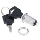 12mm Mini Key Switch ON/OFF Lock Switch KS-02 KS02 Electronic Switch 3A 250V JR