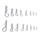 180 Pieces R Cotter Pin Assortment Hitch Pin Clips Fastener Set