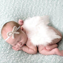 Newborn Feather Angel Wing Photography Prop with Crystal Headband Set