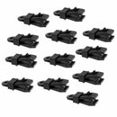 12 Pieces/ Set Heavy Duty Tarp Clips Tent Awning Clamp Car Boat Cover Tie D