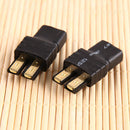 2pcs Wireless Male for Traxxas to T-Plug Deans Style Connector Adapter