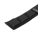Furniture Square 12mmx12mmx3mm Adhesive Rubber Foot Pads Black 10 in 1 V1H4