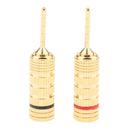 1 Pair of 2mm Banana Plugs Speaker Connector Plugs