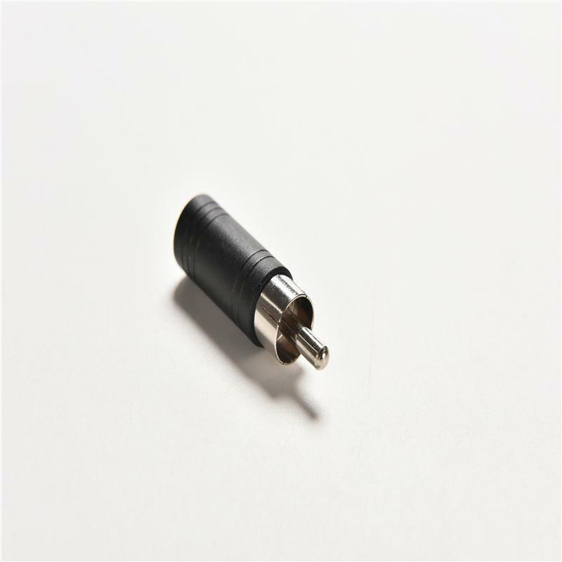 5Pcs RCA Male Plug to 1/8 3.5mm Female Jack Audio Adapter Converter Connect3C