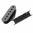 2 Pcs Black Plastic Single Coil Slug Bobbins Bridge Pickup Covers/Lid/Shell