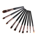 15 Colors Makeup Shimmer Matte Eyeshadow Palette+20pcs Brushes coffee