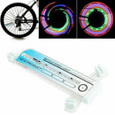 32 LED Patterns Cycling Bikes Bicycles Rainbow Wheel Signal Tire Spoke Light US