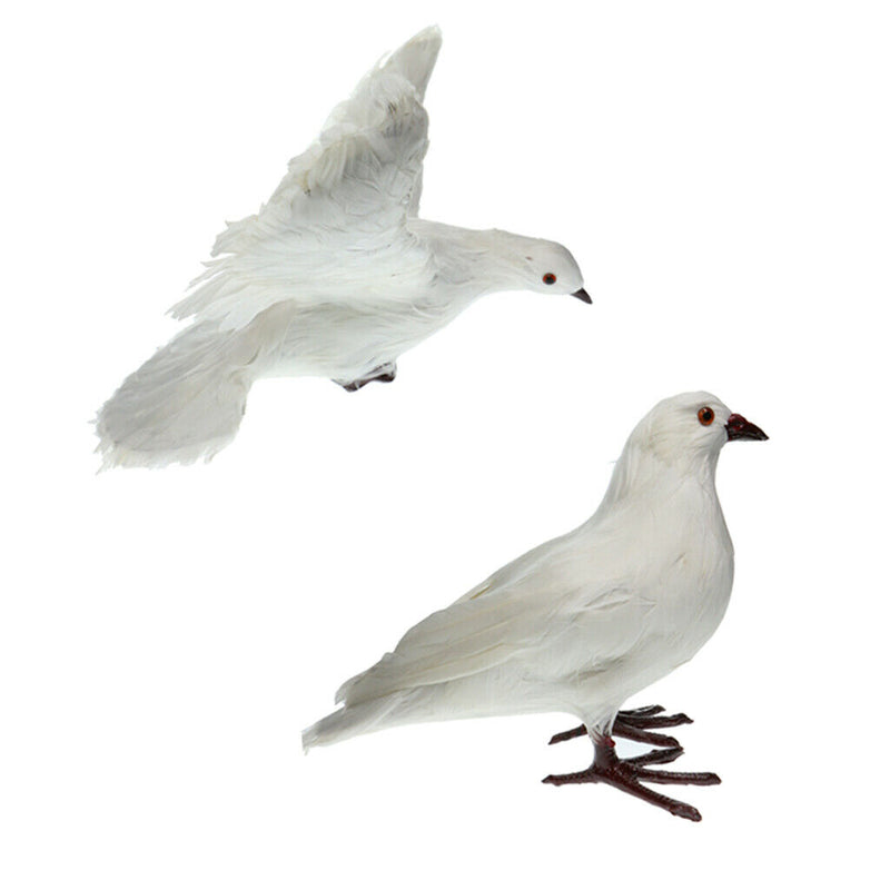 2 Packs of Christmas Bird,Christmas Ornaments Artificial Bird Christmas Tree