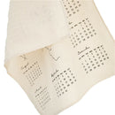 2020 Calendar Fabric Calendar Yearly Diary Study Planner Cloth Wall Hanging D BX