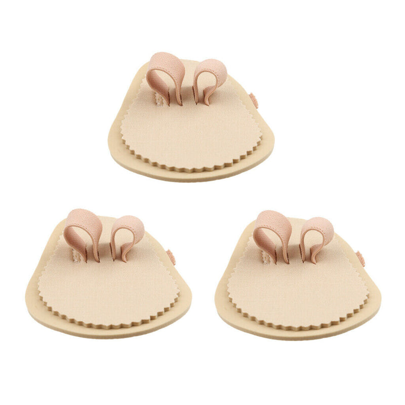 3x Overlapping Toe Straightener Separator Pad Corrector Foot Care