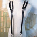 Men PU Leather Chest Strap Harness Clubwear Costume Fancy Dress Party BlME