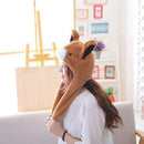 Bear Hat Ear Moving Jumping Hat Funny Lovely Plush Hat Cap For Women Girls