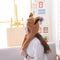 Bear Hat Ear Moving Jumping Hat Funny Lovely Plush Hat Cap For Women Girls