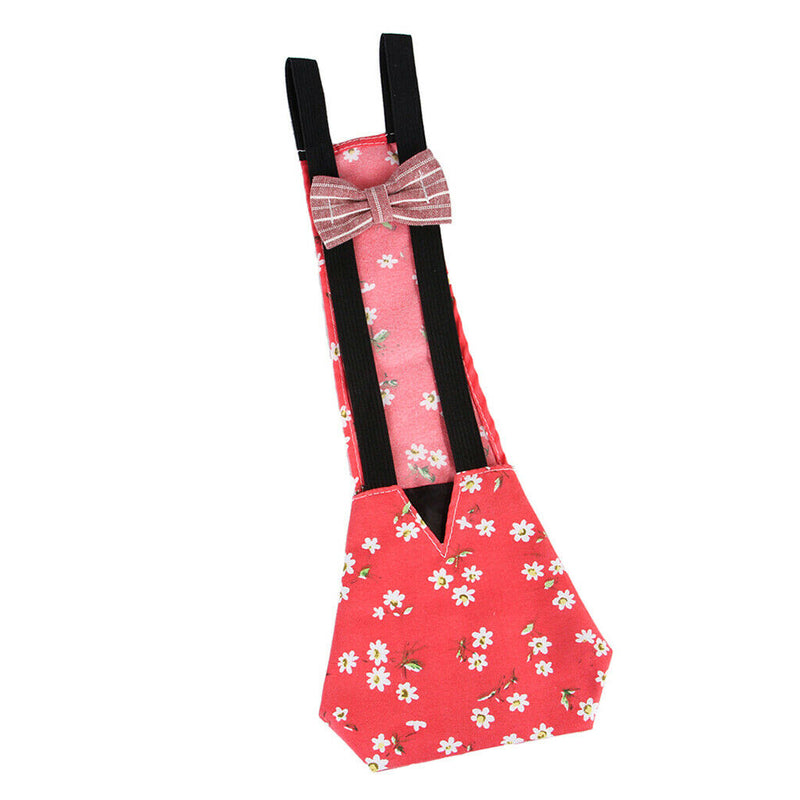 2 Pcs Adjustable V Shape Chicken Duck Poultry Diaper Nappy Farm Clothes - Fabric