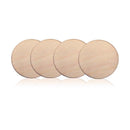 50pcs 30mm Unfinished Wooden Round Discs Embellishments Rustic Art Crafts DIY