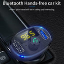 QC3.0 Wireless Bluetooth Car USB Charger FM Transmitter Radio Adapter MP3