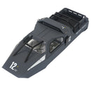 Metal Alloy 1/12 RC Tank Spare Parts Accessories DIY  Car Shell Gray