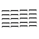20Pcs Hard Drive Cover, HDD Caddy Door Lid With Screws For DELL LATITUDE E6320