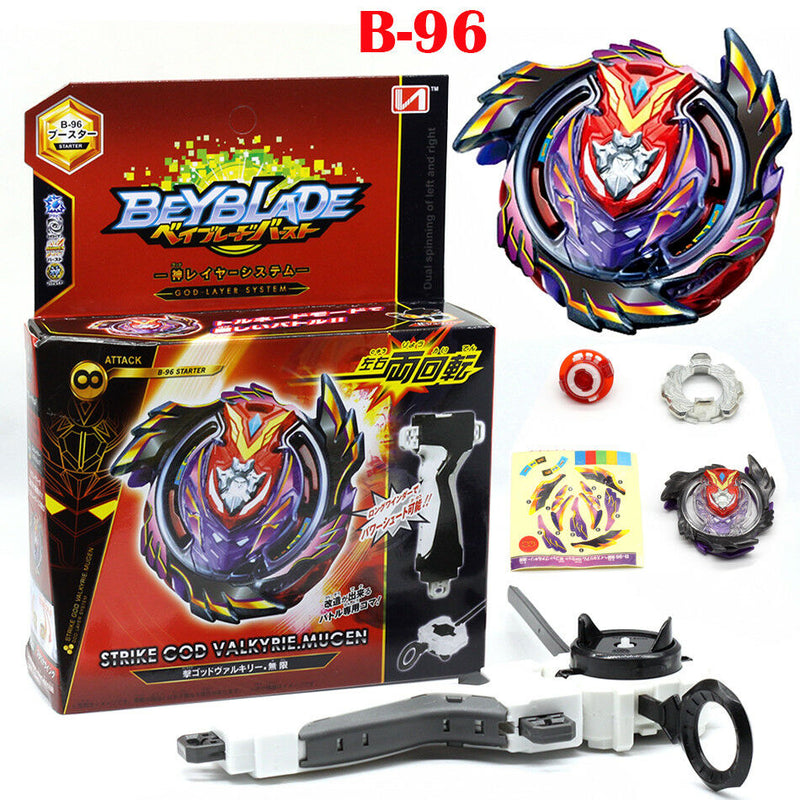 Drain Fafnir.8.Nt Beyblade burst B-96 Starter Set w/ LR Launcher + Advance Grip