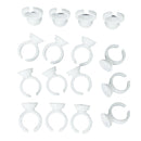 100pcs Disposable Adhesive Tattooing Ink Cups Pigment Holder Ring Small