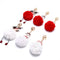 1set Santa Claus Hairball Key Chain Pendant Keychain Accessories Christmas G Ew