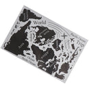 Large Size World Map Wall Stickers Black Map of The World Home Decor Wall Dec-OZ