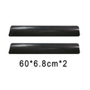 4PCS Car Accessories Door Sill Scuff Welcome Pedal Protect Carbon Fiber Stickers