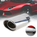 Stainless Steel Car Tail Rear Chrome Round Exhaust Pipe Tail Muffler Tip