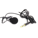 Portable Clip-on Lapel Lavalier Microphone 3.5mm Jack Condenser Mic for PC C7P5